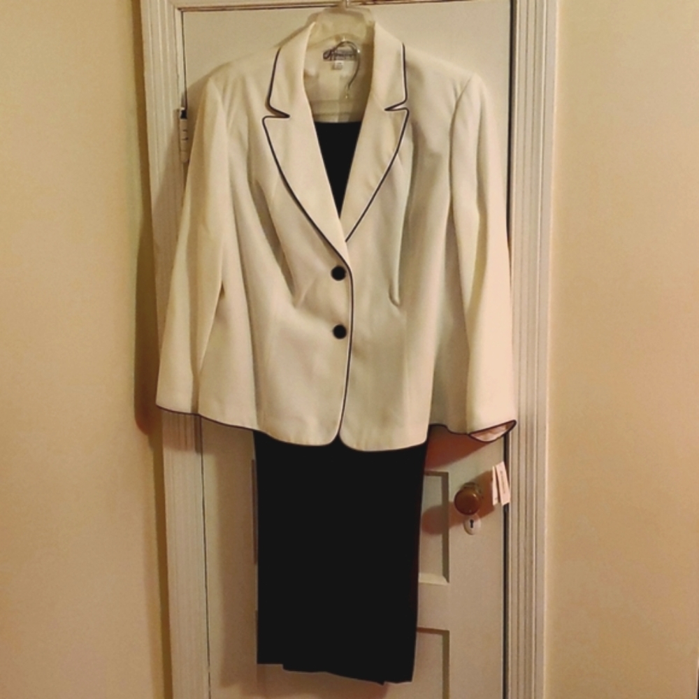 Brown and White suit